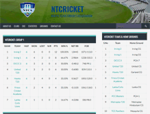 Tablet Screenshot of ntcricket.com